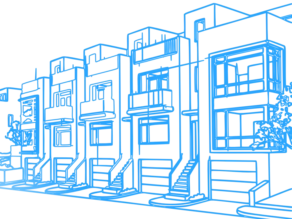 Strata building line drawing - strata pest control